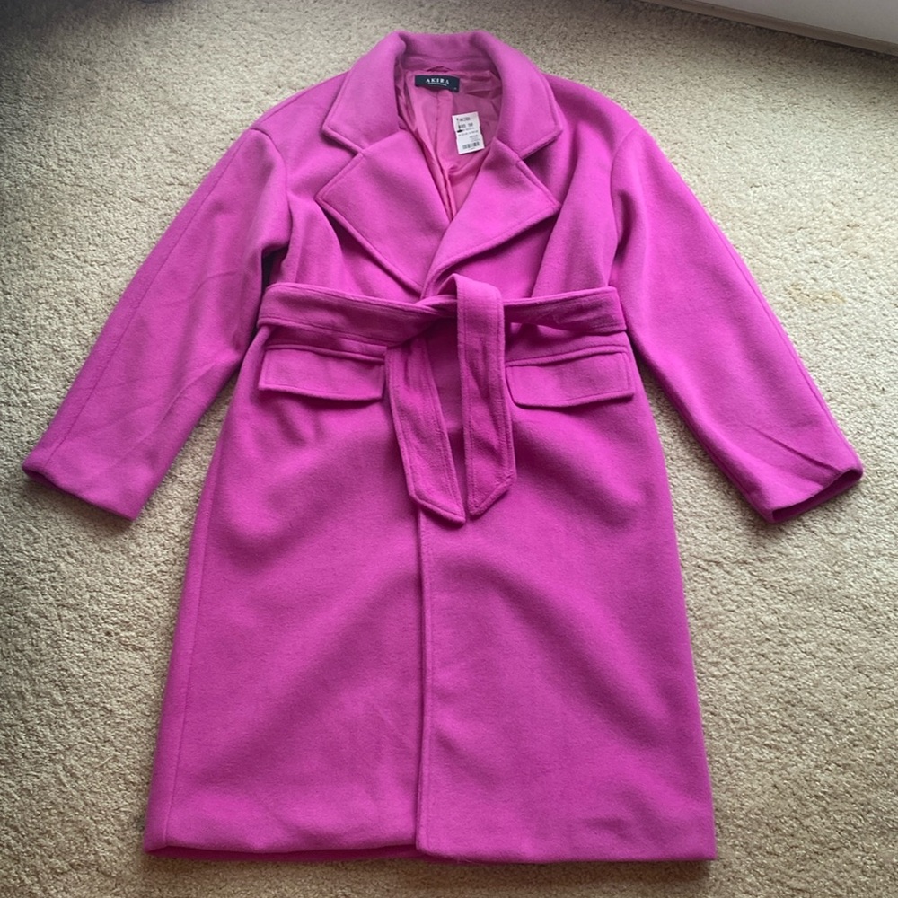 AKIRA Fuchsia Coat 🧥